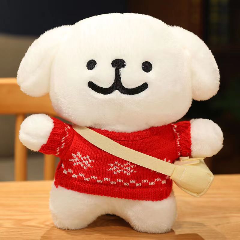 Plush Toy-Maltese Cute Dog Plush Toys
