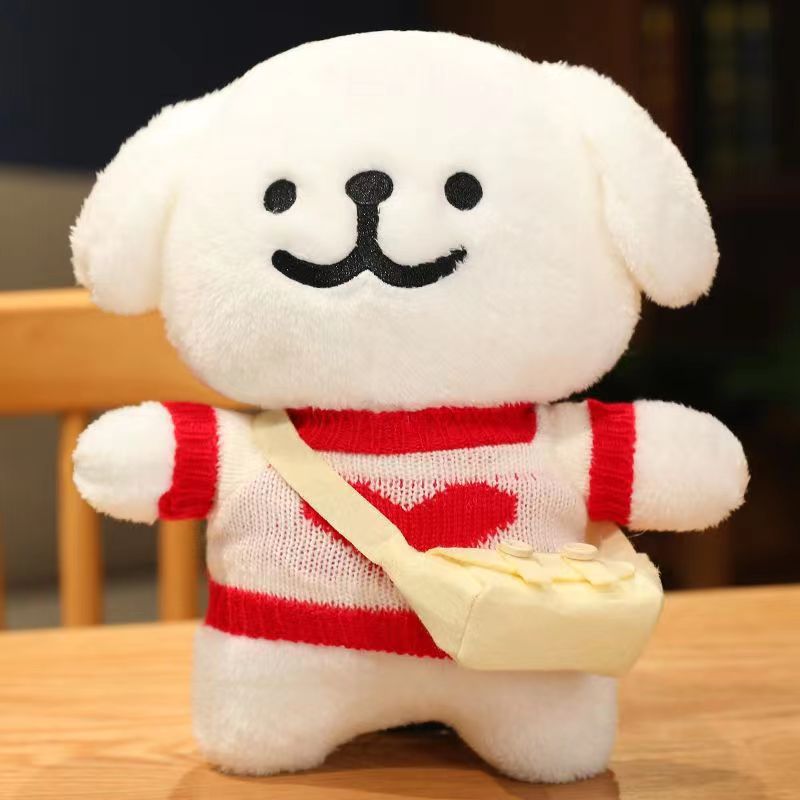 Plush Toy-Maltese Cute Dog Plush Toys