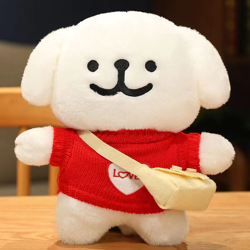 Plush Toy-Maltese Cute Dog Plush Toys