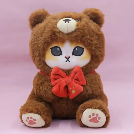 Plush Toys - Mofusand Cute Plush Little Brown Bear Style