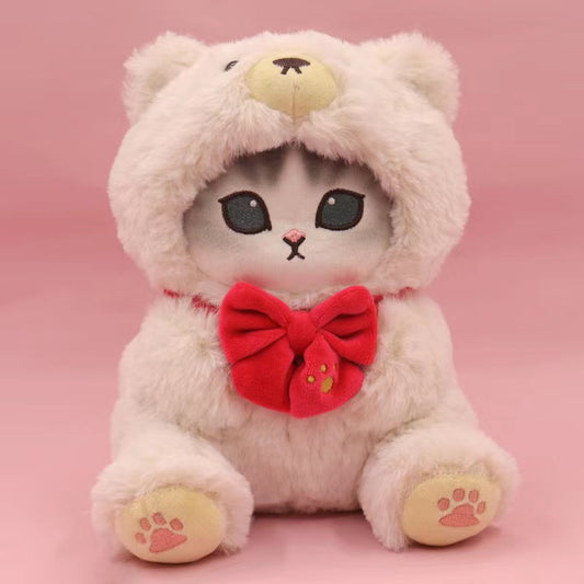 Plush Toys - Mofusand Cute Plush Little White Bear Style