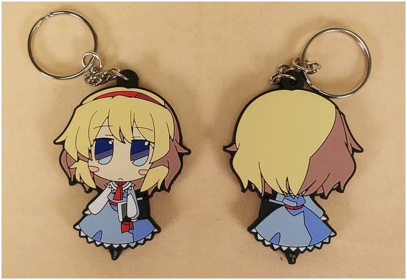 Touhou Project Keychain – Double-Sided PVC & Zinc Alloy Charm