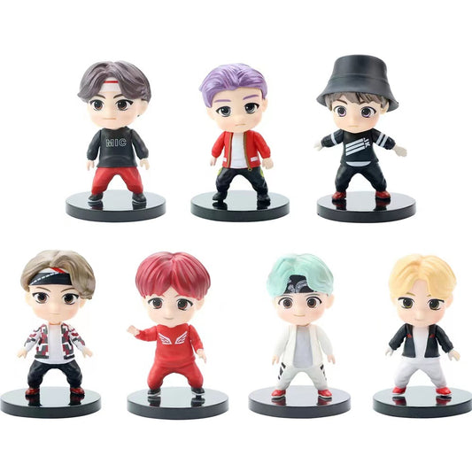 BTS Series K-Pop Figures Cute Display Set B