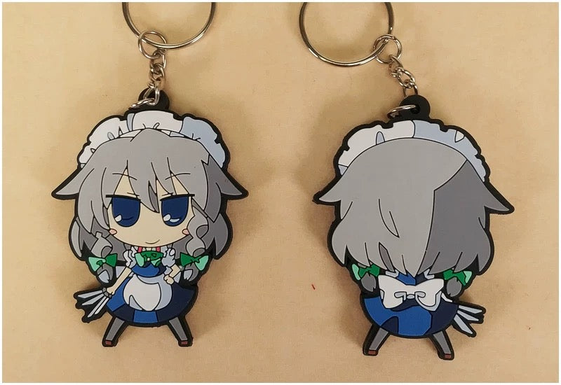 Touhou Project Keychain – Double-Sided PVC & Zinc Alloy Charm