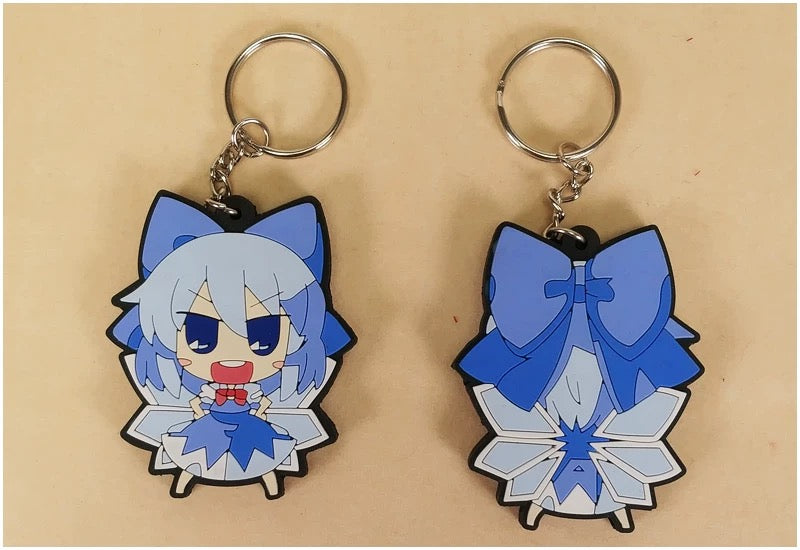 Touhou Project Keychain – Double-Sided PVC & Zinc Alloy Charm