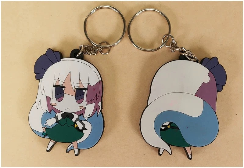 Touhou Project Keychain – Double-Sided PVC & Zinc Alloy Charm