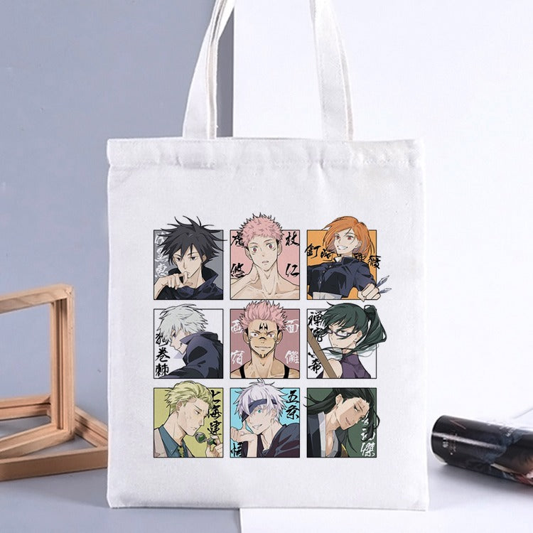 Jujutsu Kaisen 100% Algodón Bolso Tote Casual
