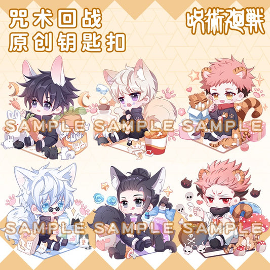 Jujutsu Kaisen Acrílico Llaveros Cute Ears Series
