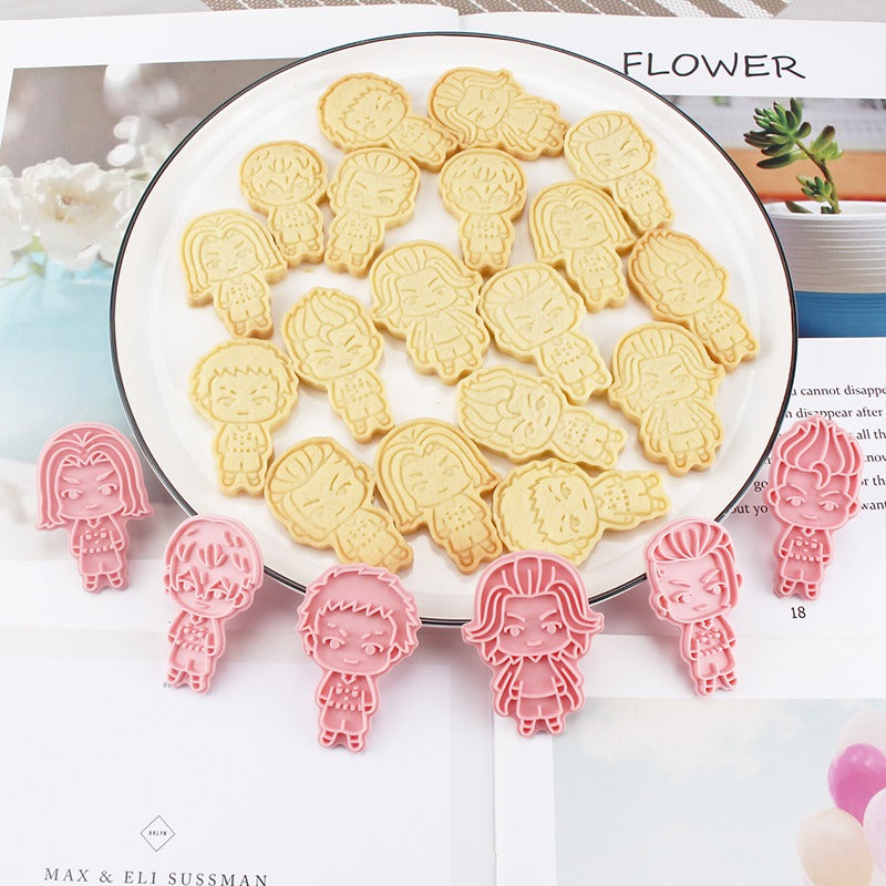Tokyo Revengers 6 Pcs Cookie Cutters Set