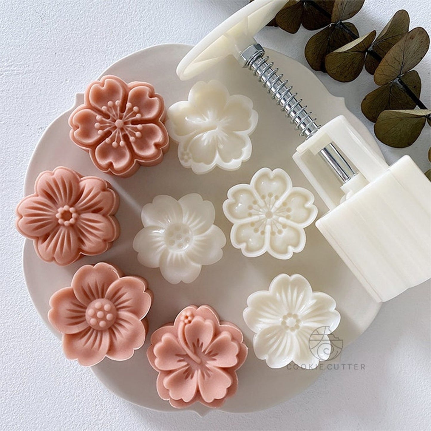 Sakura & Roses EZ Press Cookie Cutters