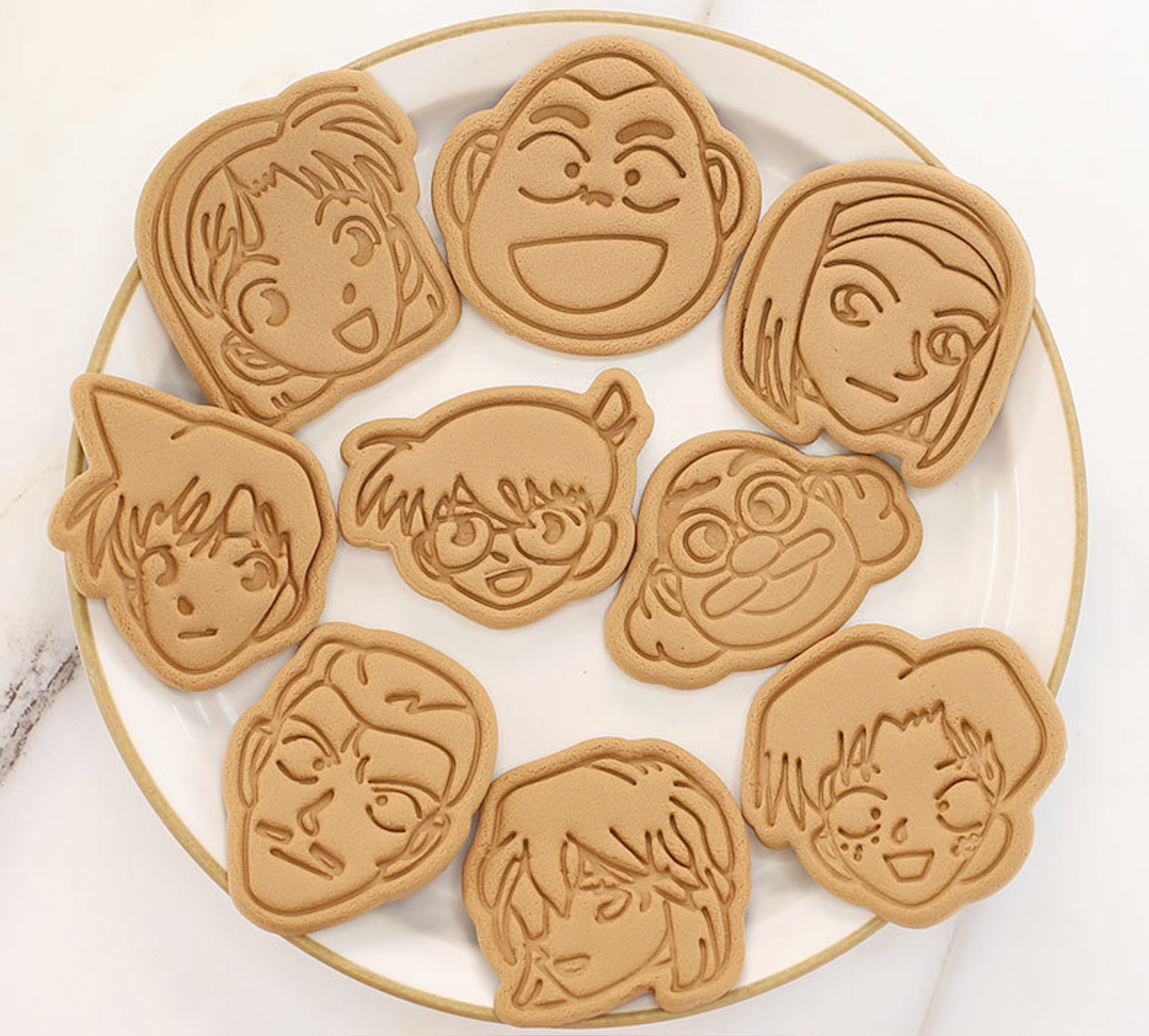 Detective Conan 9 Pcs Cookie Cutters Set