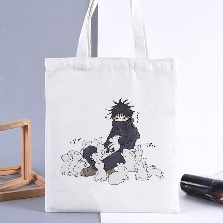 Jujutsu Kaisen 100% Algodón Bolso Tote Casual