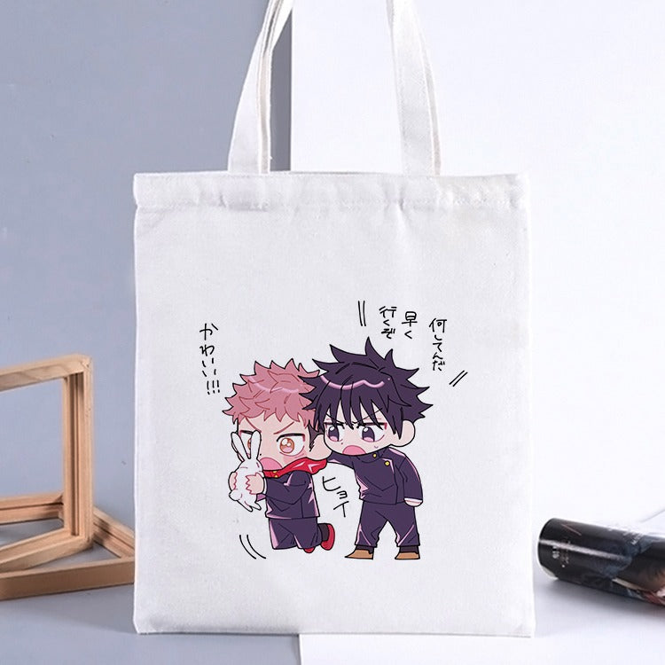 Jujutsu Kaisen 100% Algodón Bolso Tote Casual
