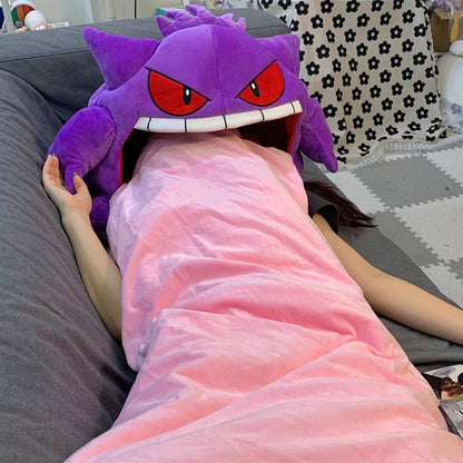 Gengar Tongue Quilt Pillow Pokemon Plush