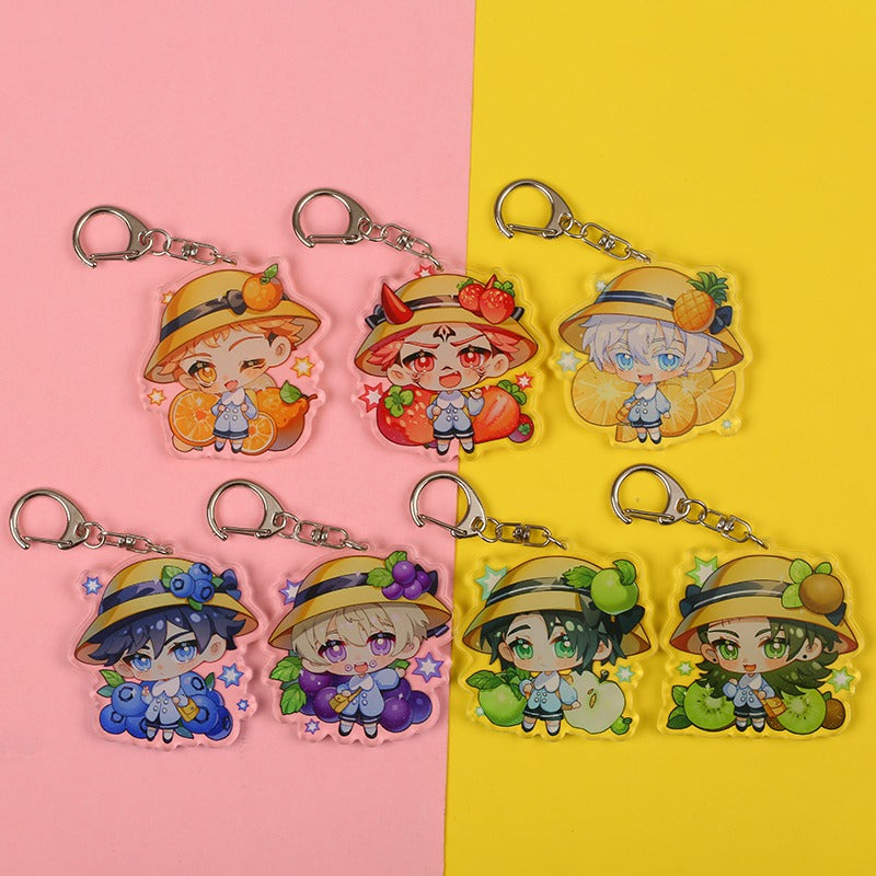呪術廻戦 アクリルキーホルダー フルーツシリーズ