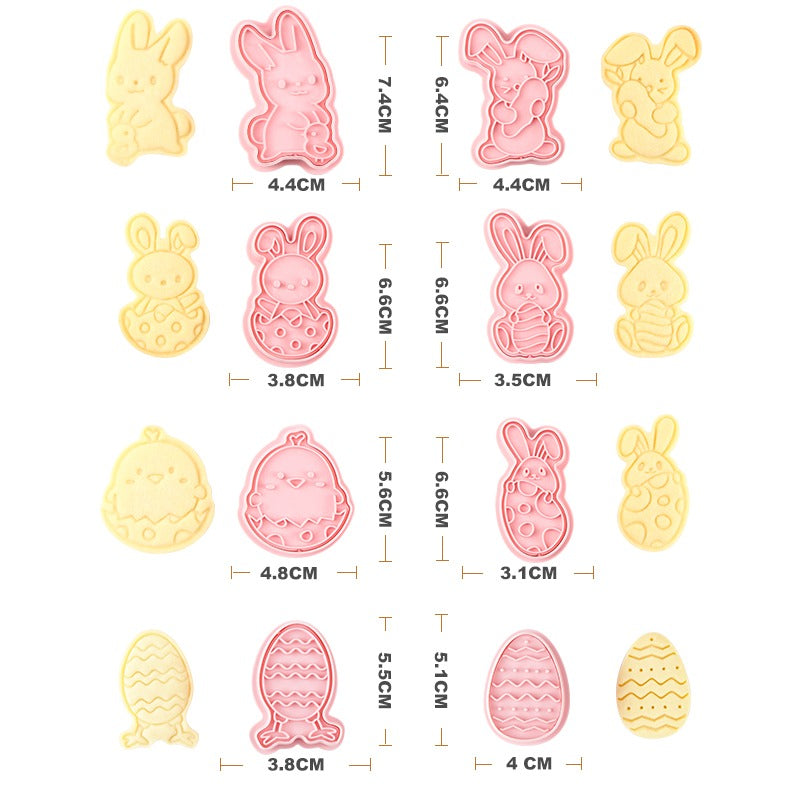 Easter Sunday Cookie Cutters Sets