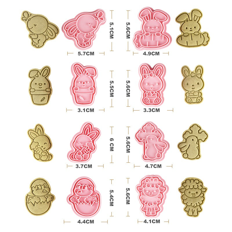Easter Sunday Cookie Cutters Sets