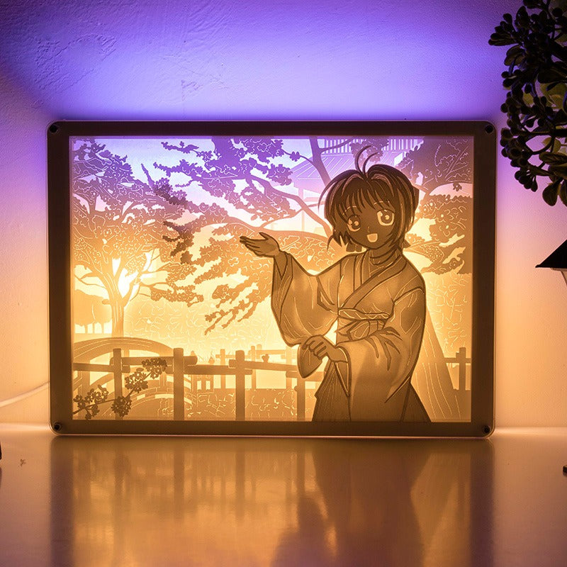 Lámparas Cardcaptor Sakura Paper-Cut Varios Diseños