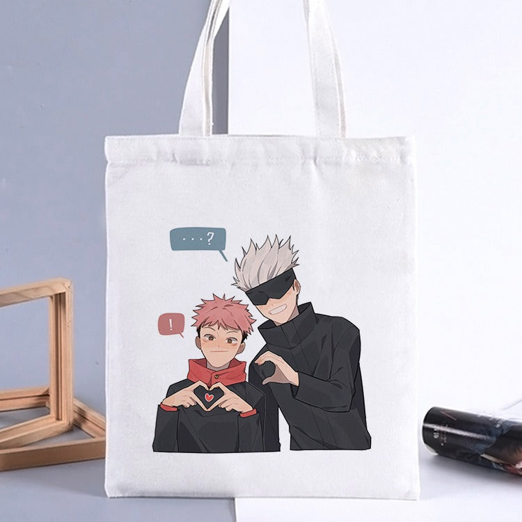 Jujutsu Kaisen 100% Algodón Bolso Tote Casual