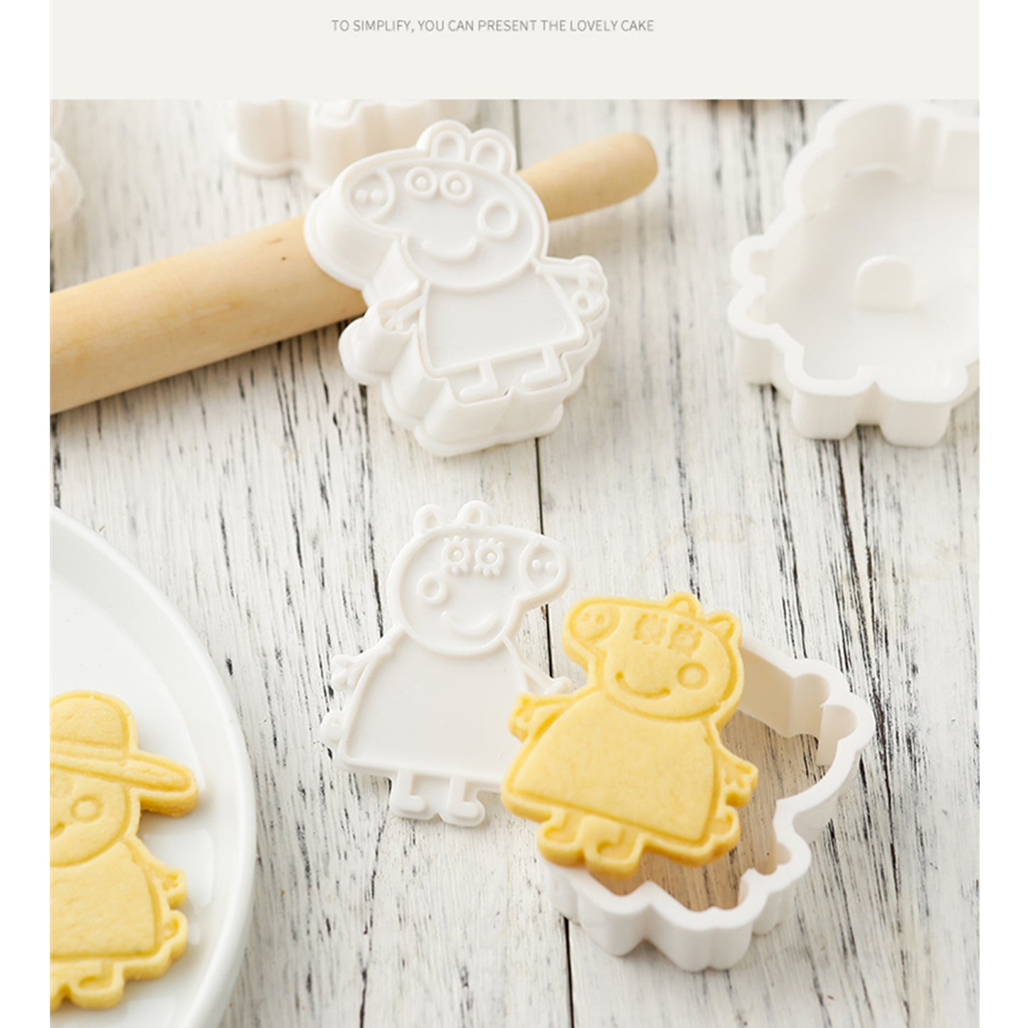 Juegos de cortadores de galletas de Peppa Pig