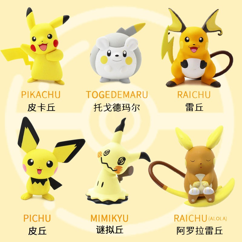 Electric Type Pokemon Display Figures
