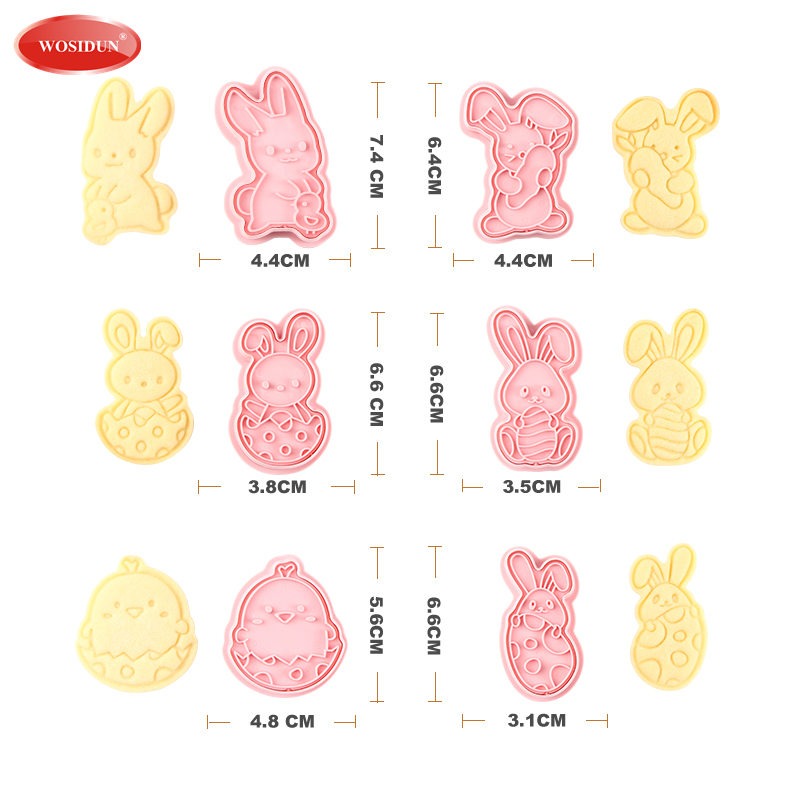 Easter Sunday Cookie Cutters Sets