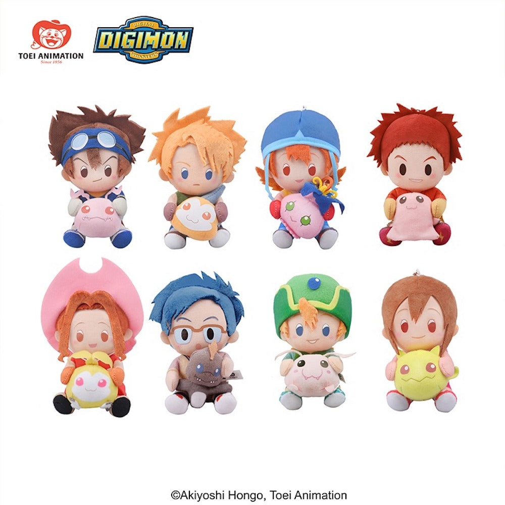 Digimon Adventures Plushie Tamers Blind Box Set