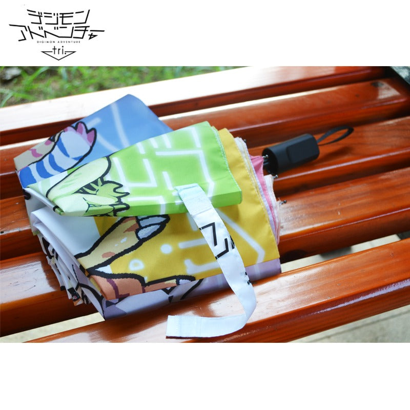 Digimon Adventure Tri-Fold Umbrella