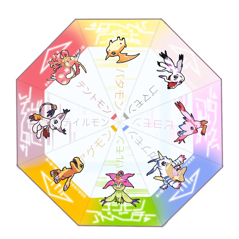 Digimon Adventure Tri-Fold Umbrella