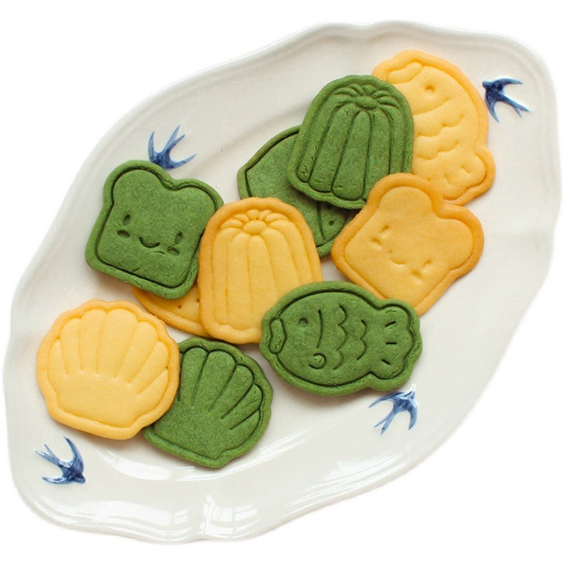 Cute Food Snacks 5 Pcs Cookie Cutter Set