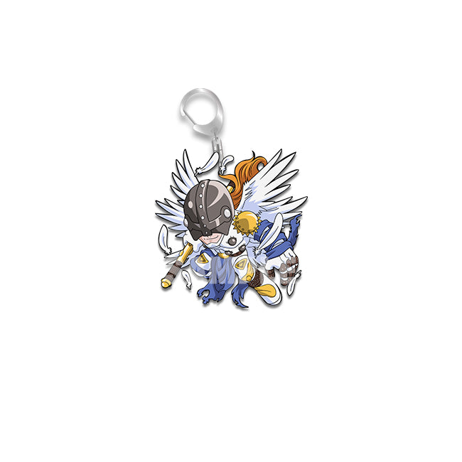 Digimon Chibi Charms Acrylic Keychain Set 4
