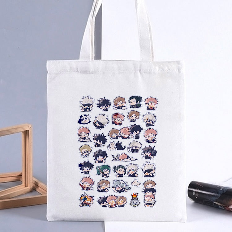 Jujutsu Kaisen 100% Algodón Bolso Tote Casual