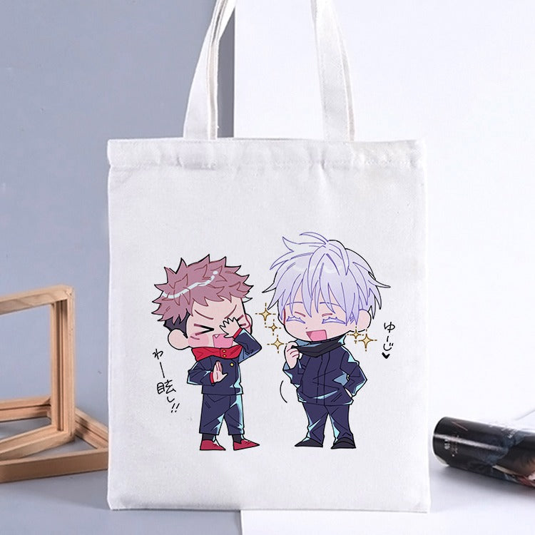 Jujutsu Kaisen 100% Algodón Bolso Tote Casual