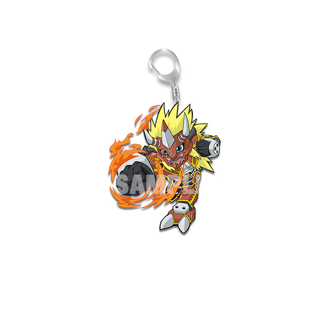 Digimon Chibi Charms Acrylic Keychain Set 3