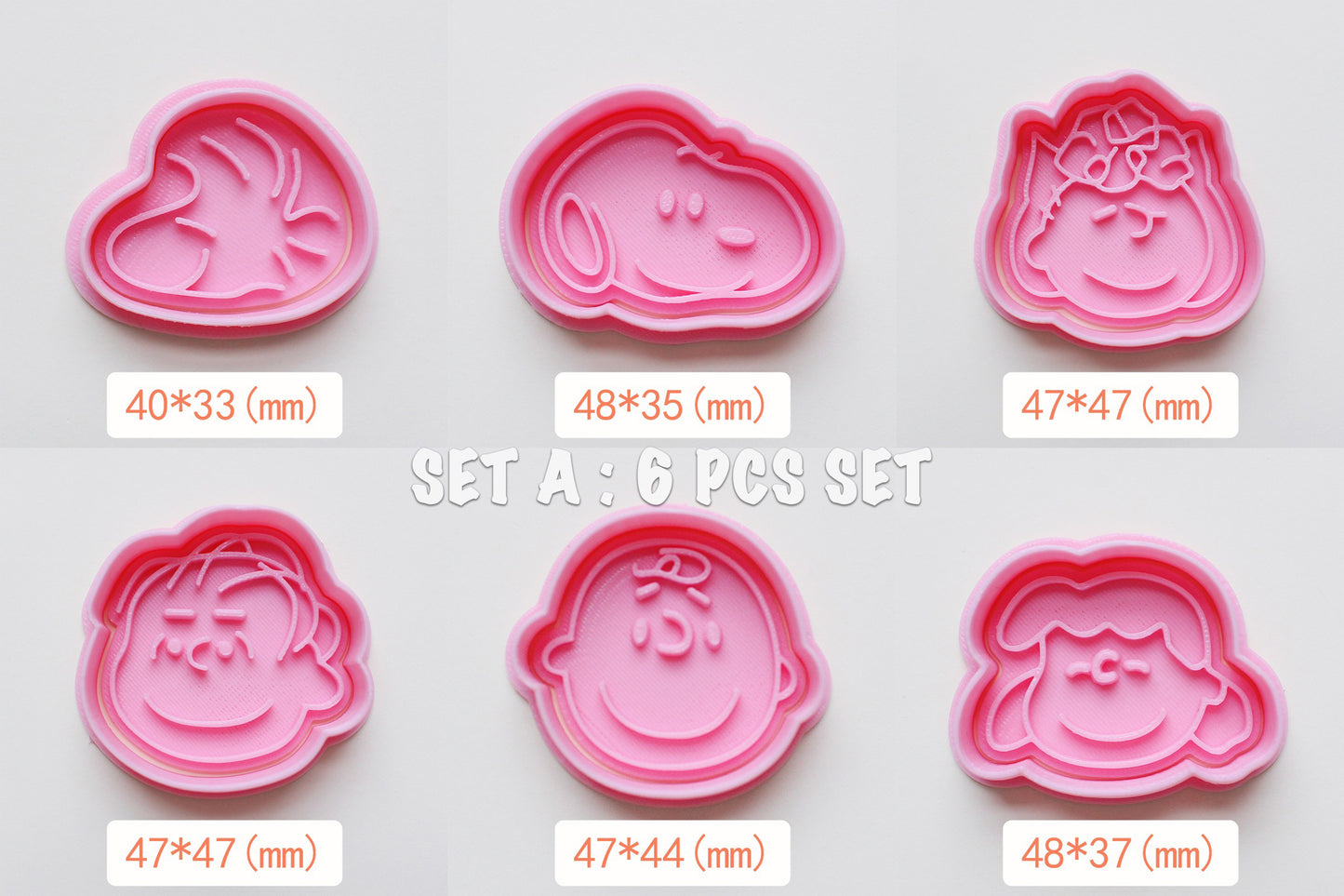 Juegos de cortadores de galletas Snoopy Peanuts Serie 2