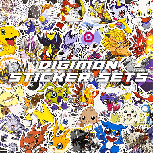 Digimon Decorative Sticker Sets Various Designs