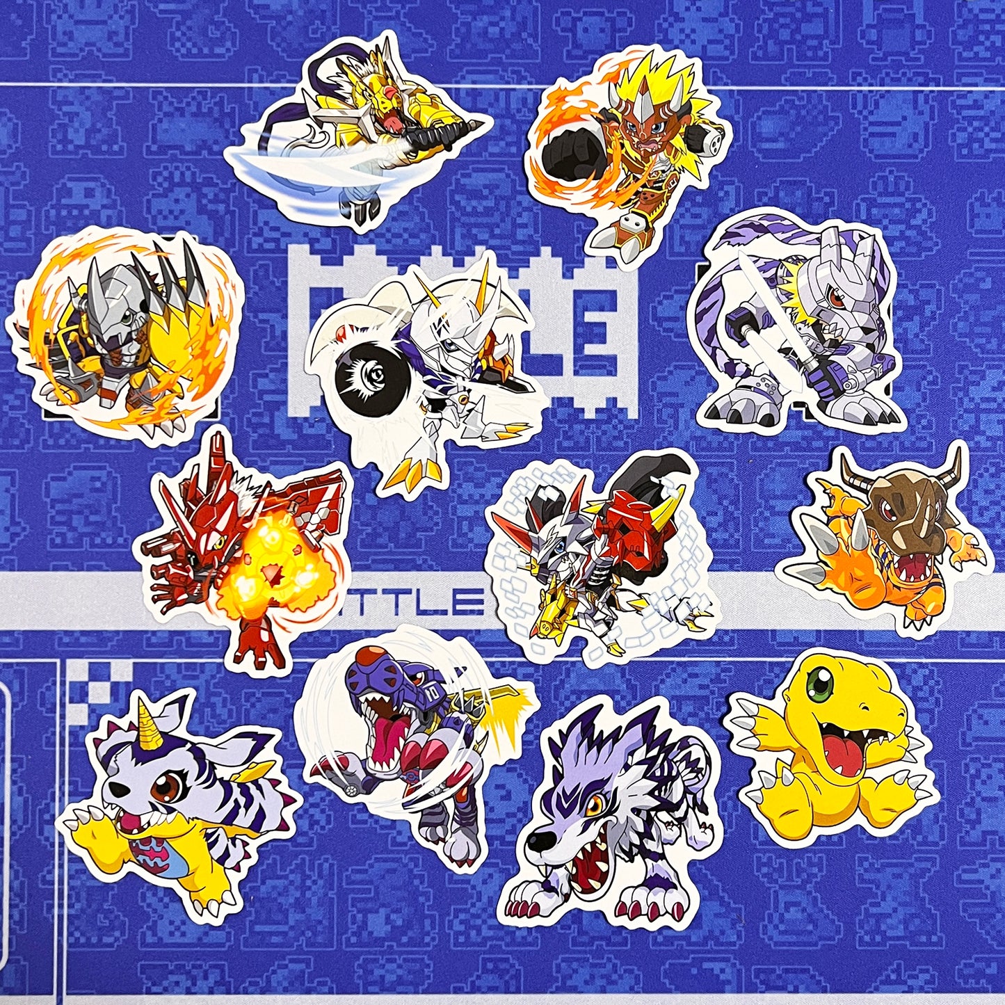 Digimon Decorative Sticker Sets Various Designs
