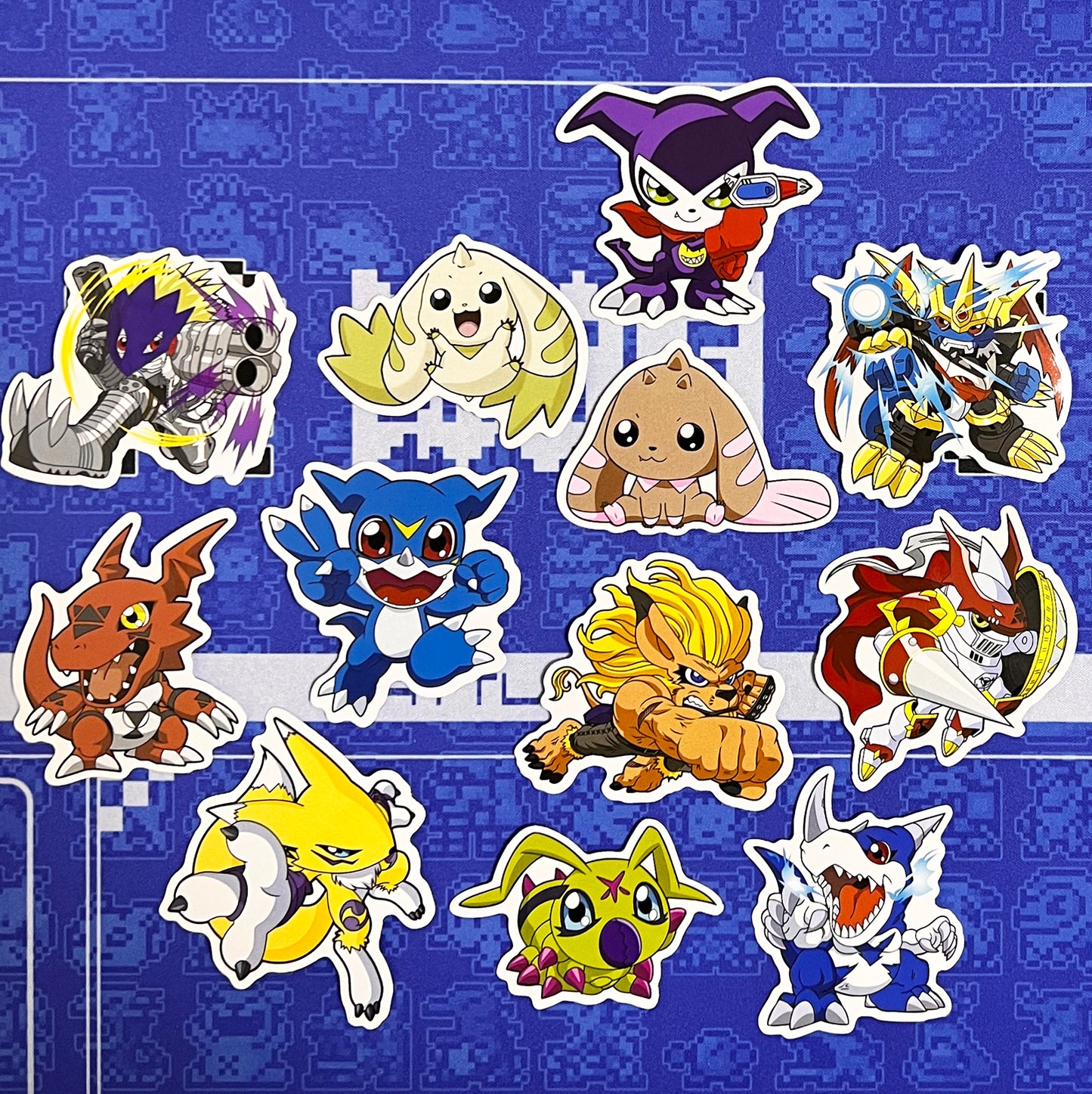 Digimon Decorative Sticker Sets Various Designs
