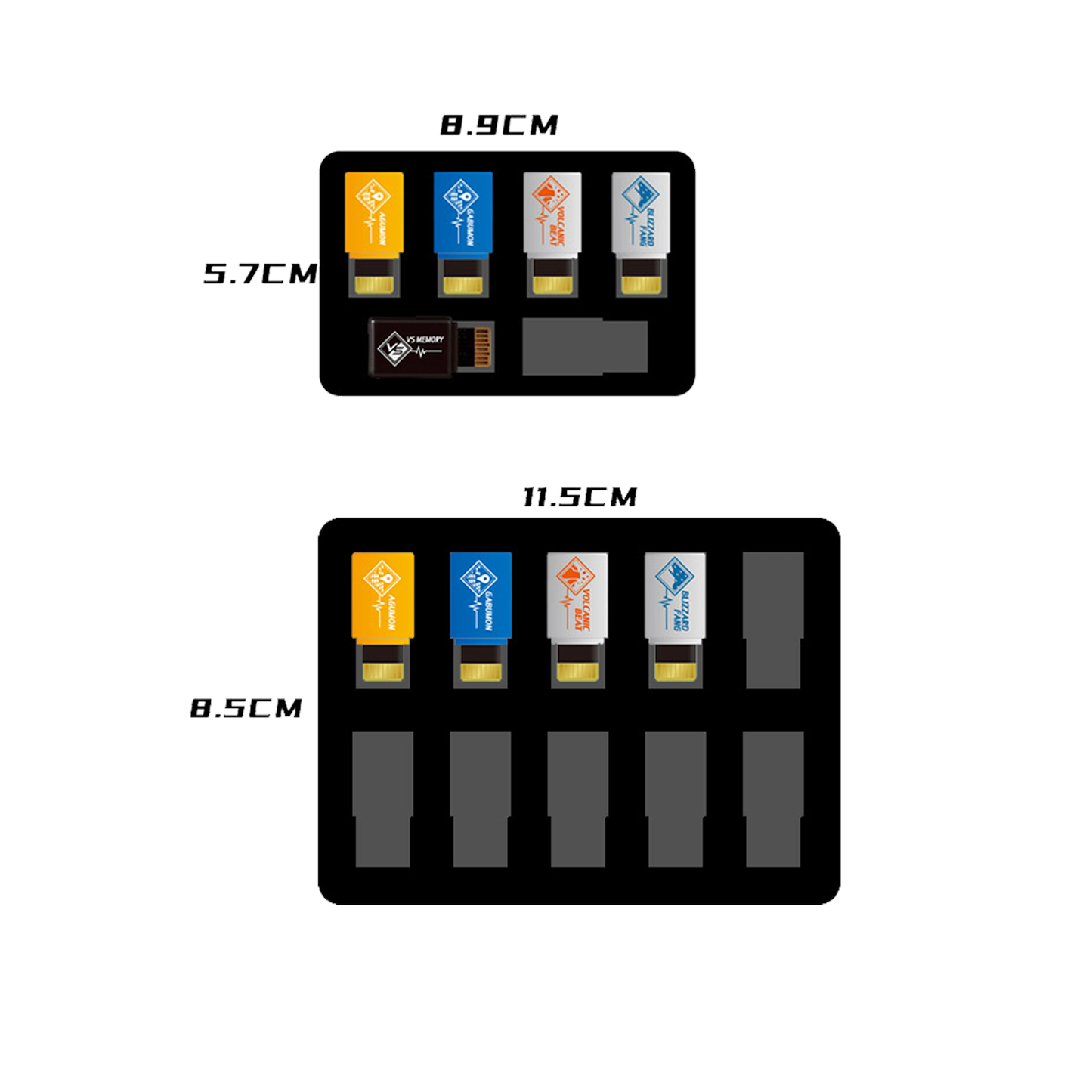 Estuche de almacenamiento de metal Vital Bracelet Dim Cards