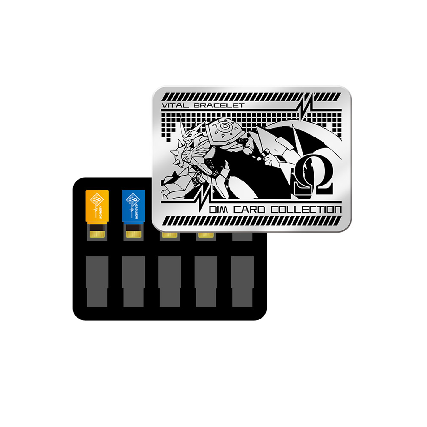 Estuche de almacenamiento de metal Vital Bracelet Dim Cards