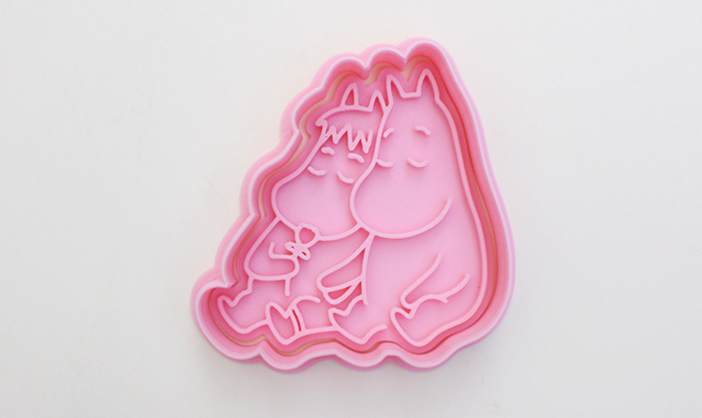 Juego de 5 cortadores de galletas Moomins