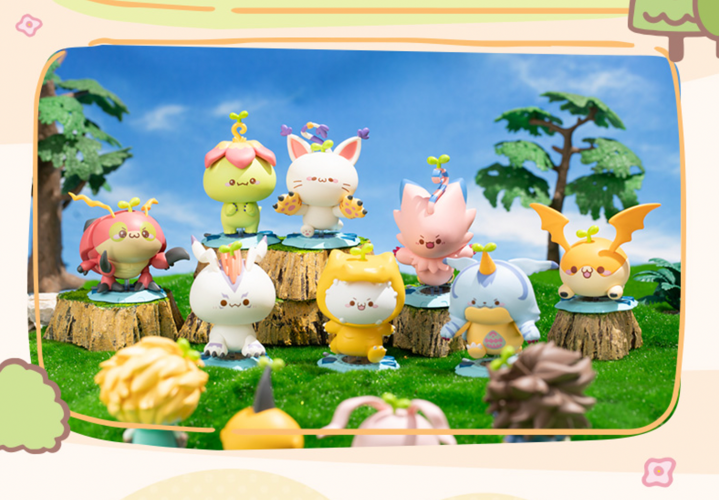 Digimon Adventure Emoji Dango Figure Blind Box