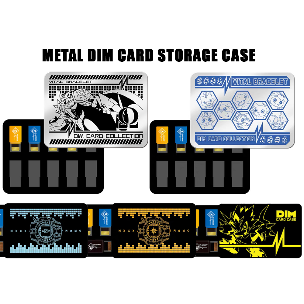 Estuche de almacenamiento de metal Vital Bracelet Dim Cards