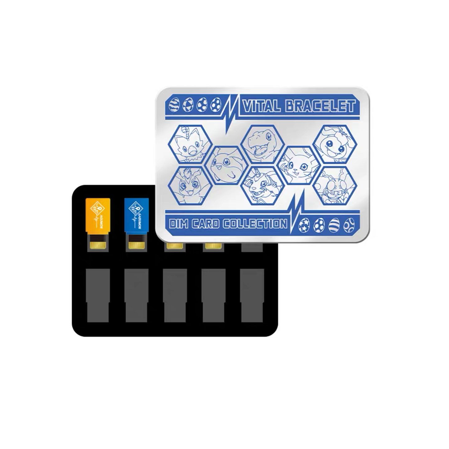 Estuche de almacenamiento de metal Vital Bracelet Dim Cards