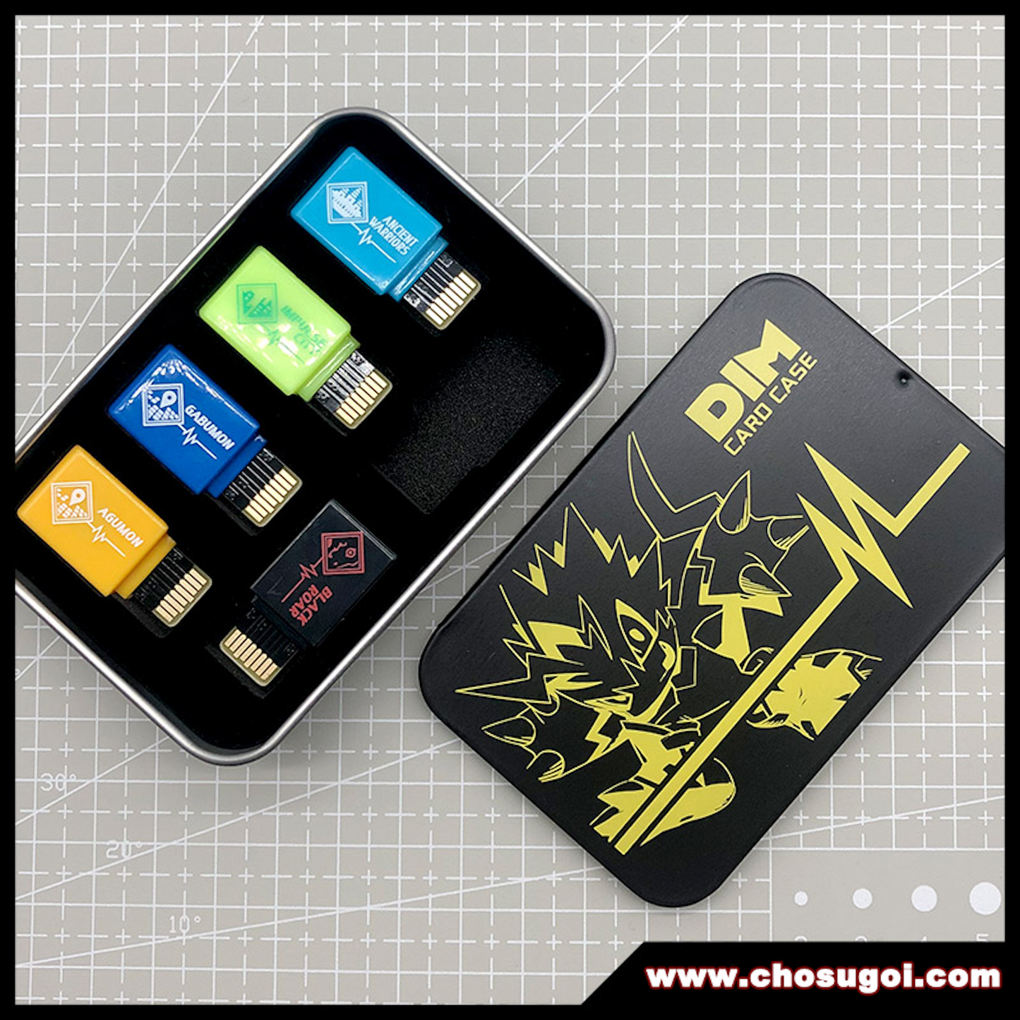 Estuche de almacenamiento de metal Vital Bracelet Dim Cards