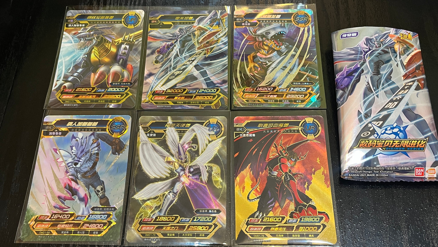 Digimon Series Collectible Cards Hong Kong Edition