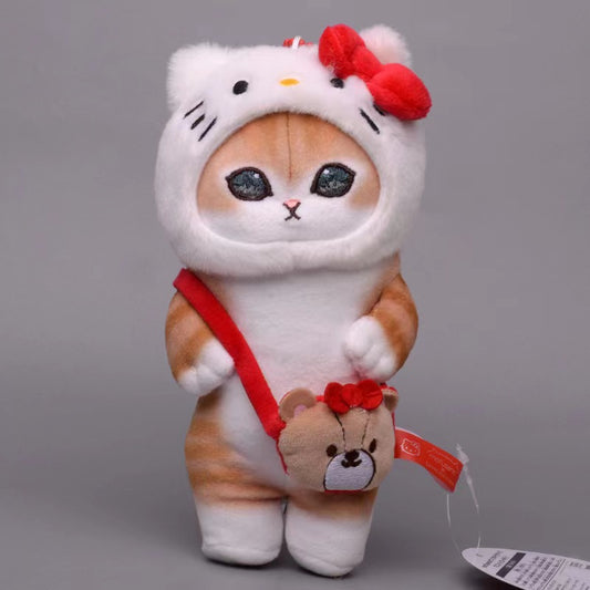 Plush Toys - Mofusand Cute Plush Hello Kitty Style