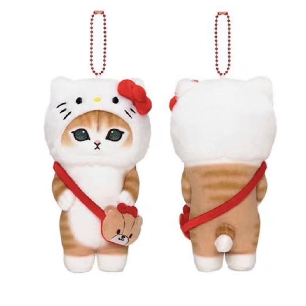 Plush Toys - Mofusand Cute Plush Hello Kitty Style