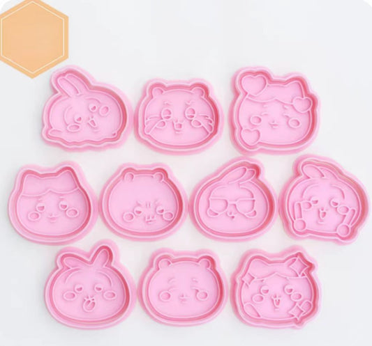 Chiikawa Cookie Cutter Sets 10 Pcs