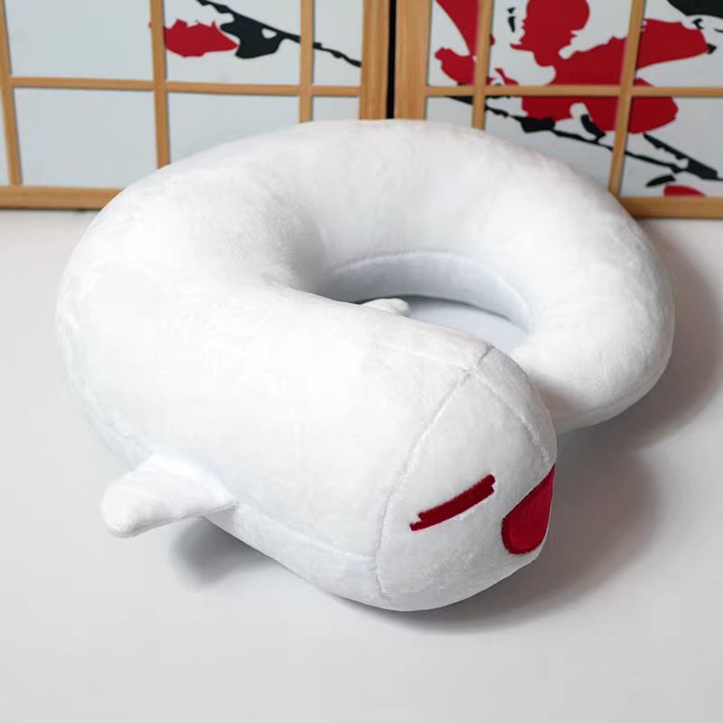 Genshin HuTao Cute Ghost Plush Neck Pillow Genshin Impact Toy